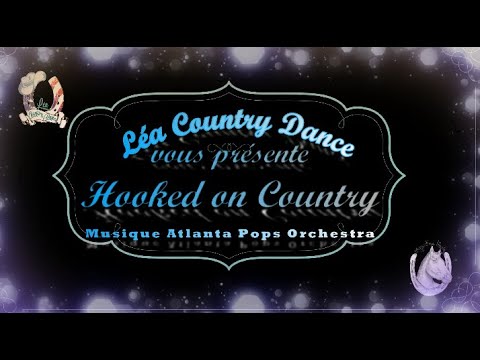 HOOKED ON COUNTRY L&#039;ouverture de bal - Doug MIRANDA débutant tuto-démo par Léa Country Atlanta Pops