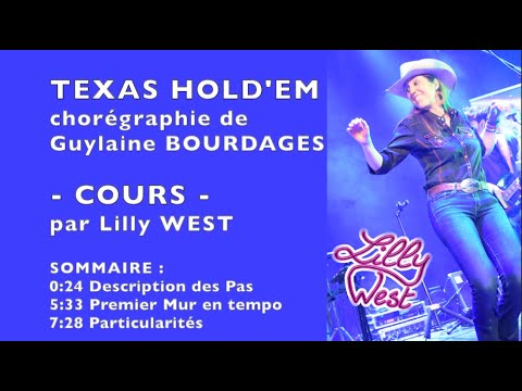 [COURS] TEXAS HOLD&#039;EM de Guylaine BOURDAGES, enseignée par Lilly WEST