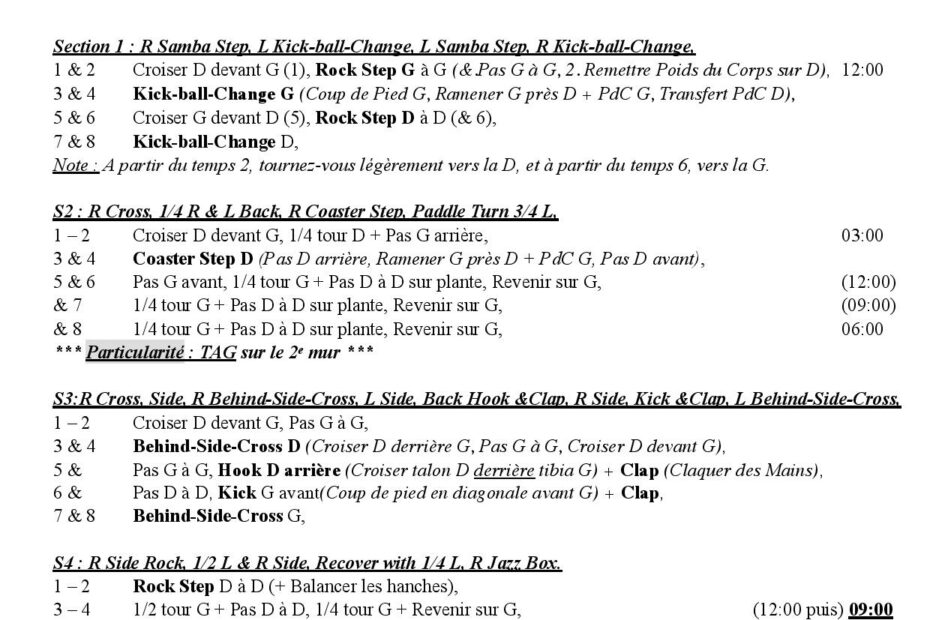 Linedance Stepsheet : Texas Hold'em